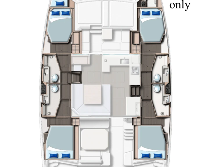 Alquiler de Catamarán, con o sin patrón Leopard Catamarans / Robertson & Caine Procida