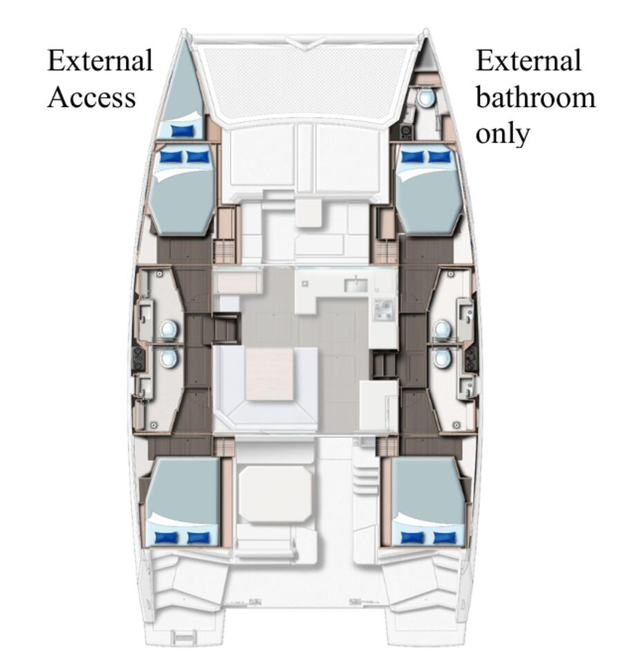 Alquiler Catamarán Leopard Catamarans / Robertson & Caine con o sin  título de navegación