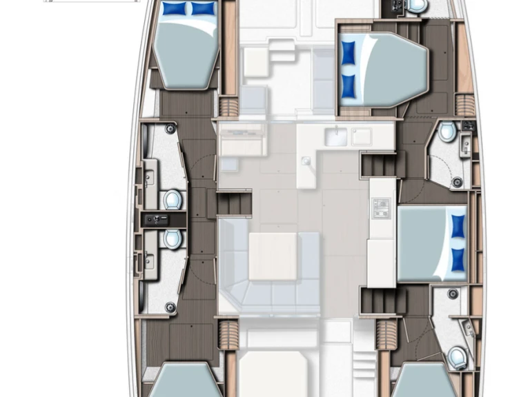 Alquiler Procida - Leopard Catamarans / Robertson & Caine Leopard 50 - 5 + 1 cab en SamBoat