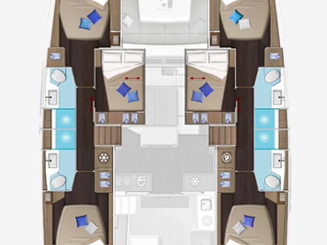 Alquiler de barcos Philipsburg barato de Lagoon 51