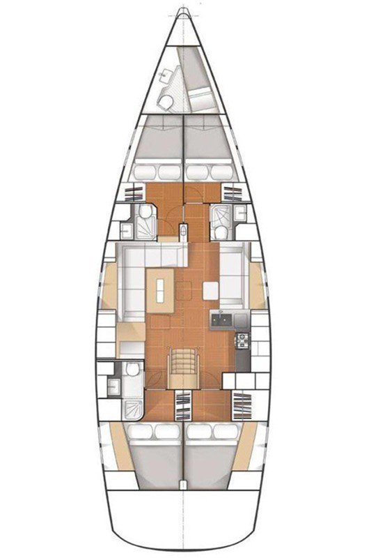 Hanse Hanse 545 de alquiler a Split