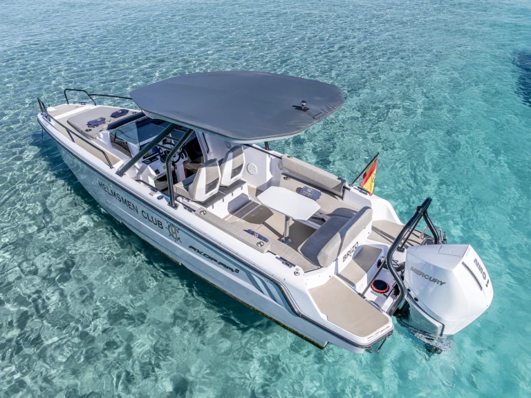 Alquiler Lancha Axopar con o sin  título de navegación