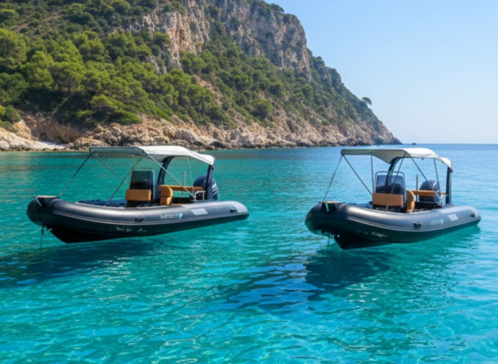 Alquiler Neumática artboat con o sin  título de navegación