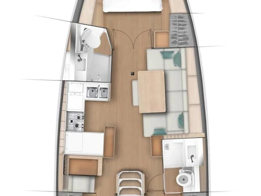 Alquiler de Velero, con o sin patrón Jeanneau Biograd na Moru