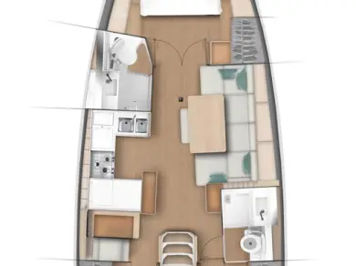 Alquiler de Velero, con o sin patrón Jeanneau Biograd na Moru