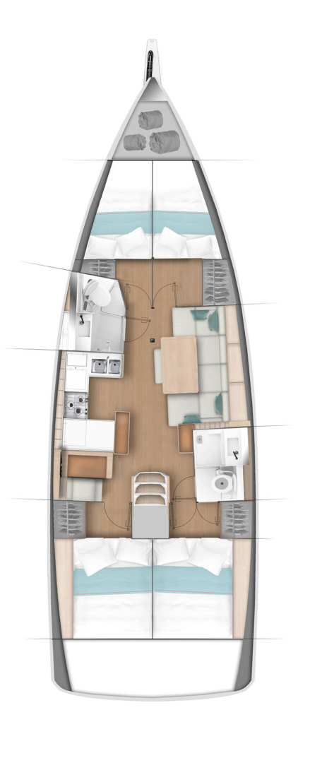 Alquiler Gouviá - Jeanneau Sun Odyssey 440 en SamBoat