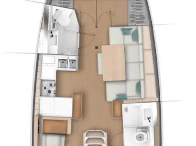 Alquiler Gouviá - Jeanneau Sun Odyssey 440 en SamBoat