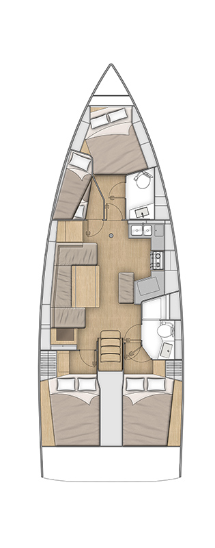 Alquiler de Bénéteau Oceanis 40.1 en Zadar