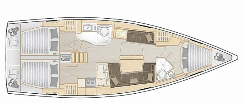 Alquiler de embarcaciones Hanse Hanse 418 enLefkáda en Samboat