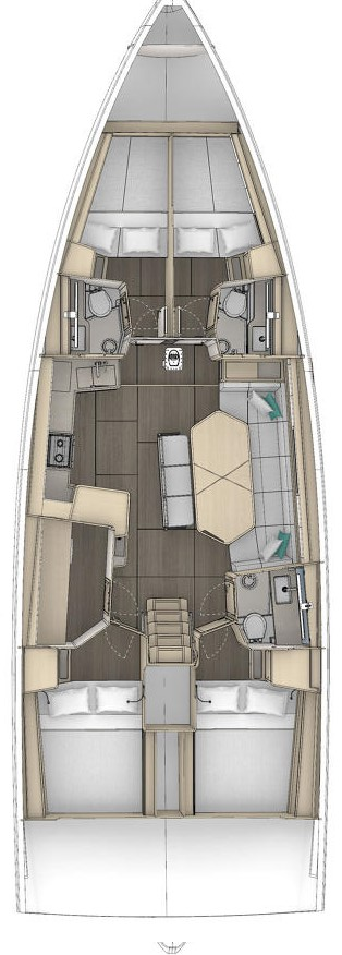 Alquiler de Velero, con o sin patrón Dufour Sukošan