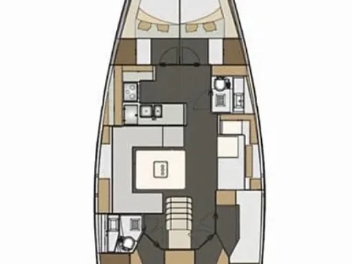 Alquiler Velero en Kaštela - Elan Impression 50