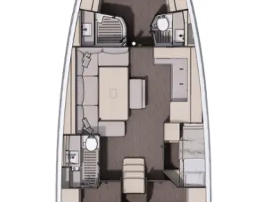 Alquiler Velero Dufour con o sin  título de navegación