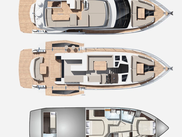 Alquiler de Galeon Galeon 500 Fly - 3 cab. en Kaštela