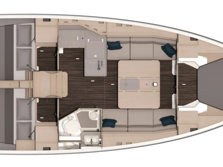 Alquiler Velero Dufour con o sin  título de navegación