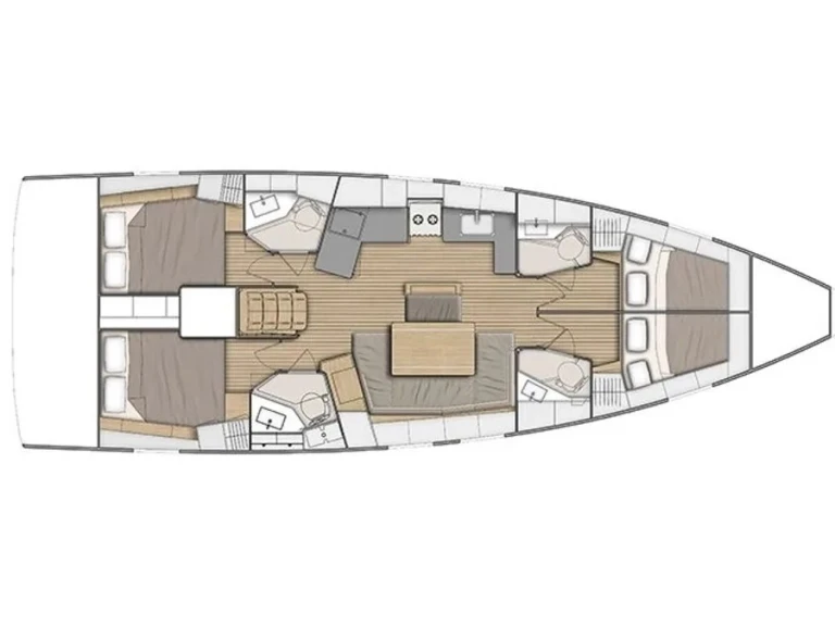 Alquiler de barcos Cos barato de Oceanis 46.1