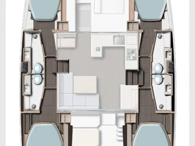 Alquiler Catamarán en Furnari - Leopard Catamarans / Robertson & Caine Leopard 42 - 4 cab.