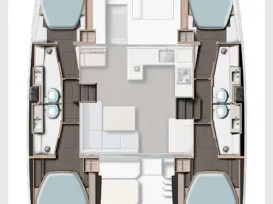 Alquiler Catamarán en Furnari - Leopard Catamarans / Robertson & Caine Leopard 42 - 4 cab.