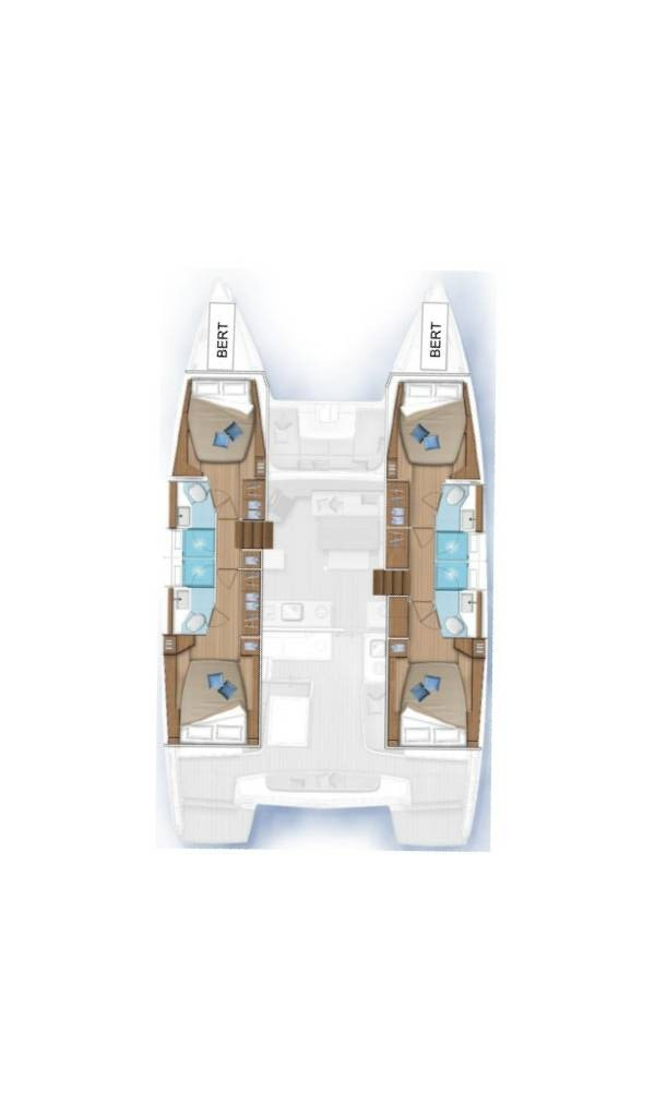 Alquiler de barcos Road Town barato de Lagoon 46