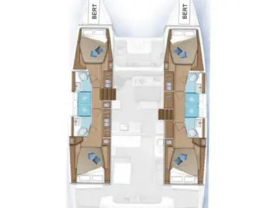 Alquiler de barcos Road Town barato de Lagoon 46