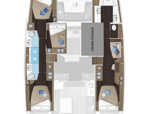 Alquiler de barcos Road Town barato de Lagoon 51