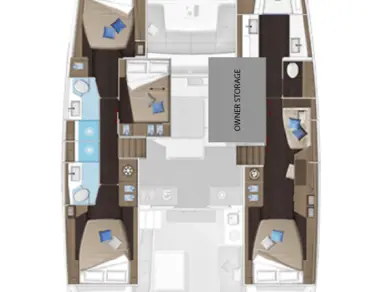 Alquiler de barcos Road Town barato de Lagoon 51