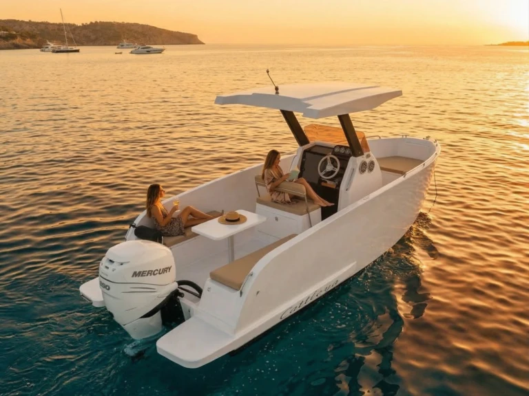 Alquiler Lancha Cattleya con o sin  título de navegación