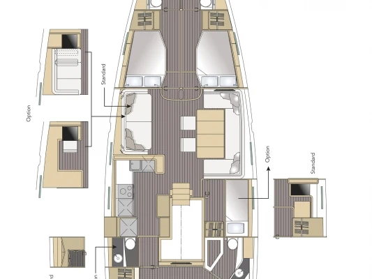 Alquiler Velero en Pula - Jeanneau Jeanneau 64