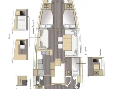 Alquiler Velero en Pula - Jeanneau Jeanneau 64