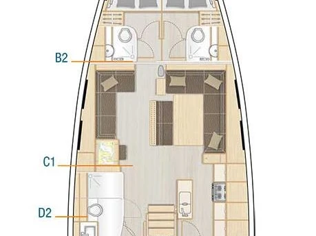 Hanse Hanse 548 de alquiler a Sukošan