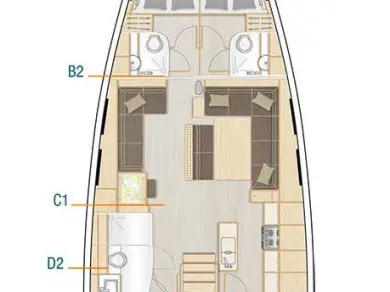 Hanse Hanse 548 de alquiler a Sukošan