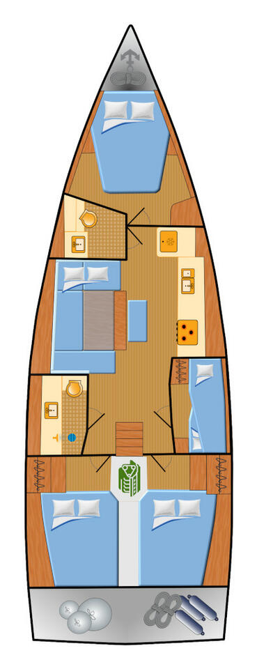 Alquiler de Dufour Dufour 430 en Pula