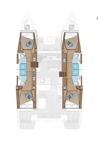Alquiler Catamarán Lagoon con o sin  título de navegación