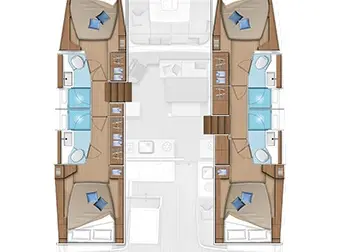 Alquiler Catamarán Lagoon con o sin  título de navegación