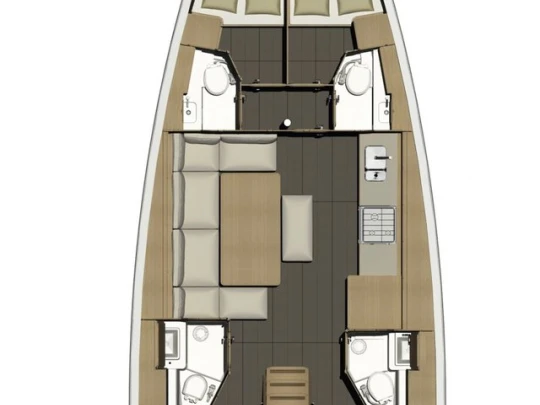 Alquiler de Dufour Dufour 460 Grand Large en Kaštela