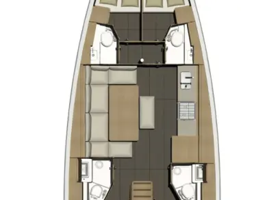 Alquiler de Dufour Dufour 460 Grand Large en Kaštela