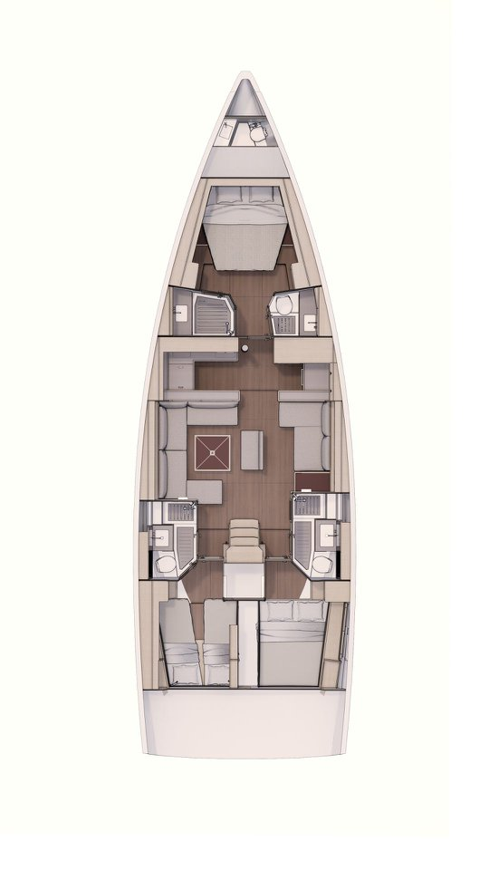 Alquiler Velero Dufour con o sin  título de navegación