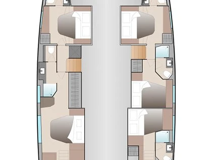 Alquiler Catamarán Fountaine Pajot con o sin  título de navegación