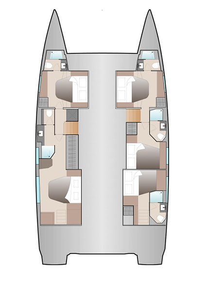 Alquiler Catamarán Fountaine Pajot con o sin  título de navegación