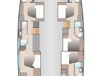 Alquiler Catamarán Fountaine Pajot con o sin  título de navegación