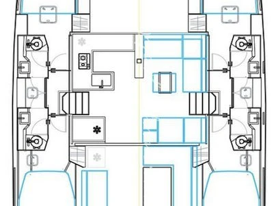 Alquiler Catamarán en Álimos - Nautitech Nautitech 46 Fly