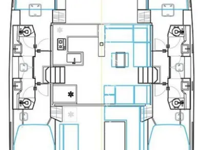 Alquiler Catamarán en Álimos - Nautitech Nautitech 46 Fly