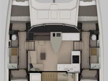 Alquiler Catamarán Nautitech con o sin  título de navegación