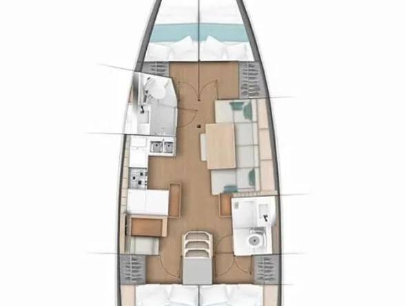 Alquiler de barcos Gouviá barato de Sun Odyssey 440