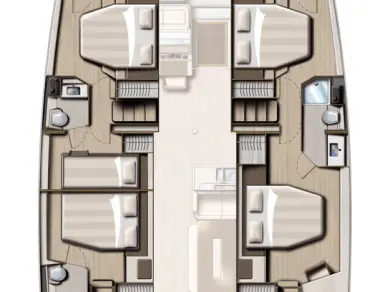 Alquiler de Catamarán, con o sin patrón Bali Marsh Harbour