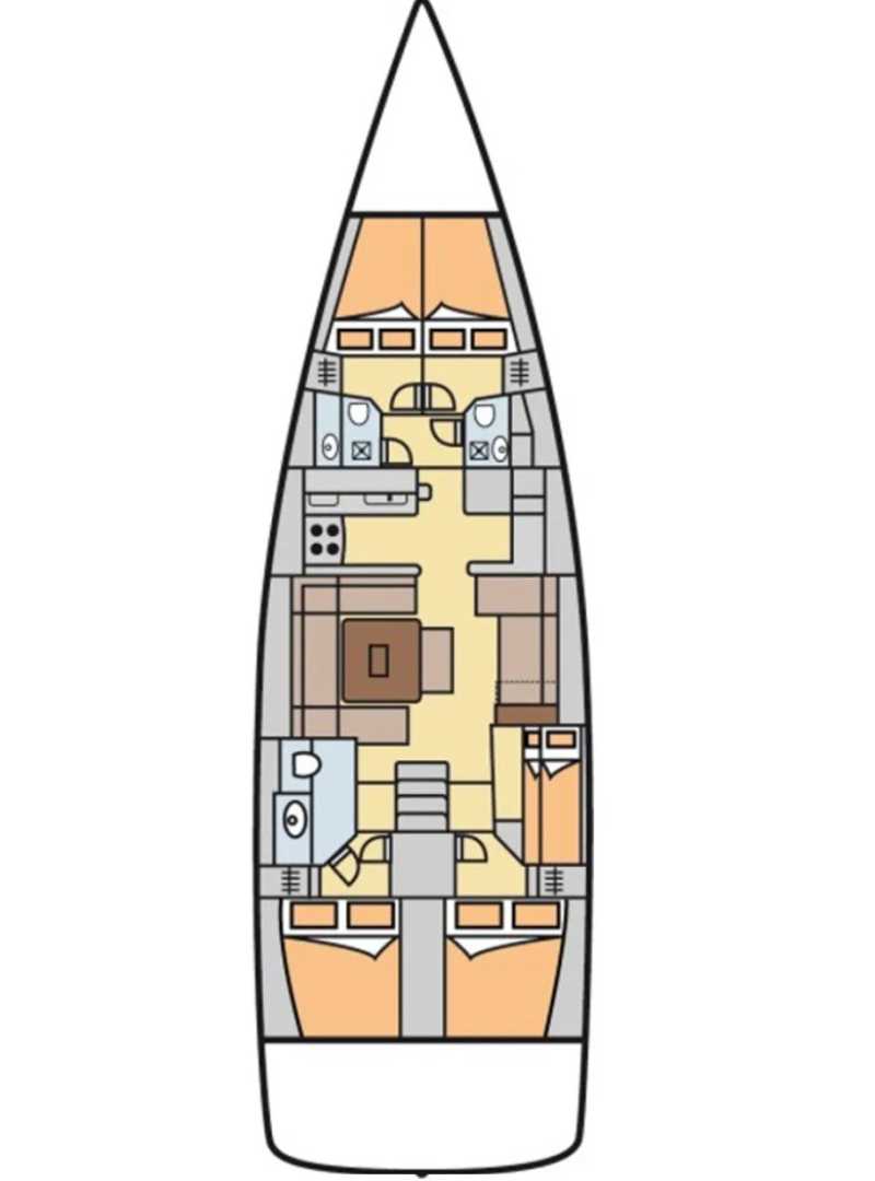Alquiler de barcos Fethiye barato de Dufour 500 Grand Large