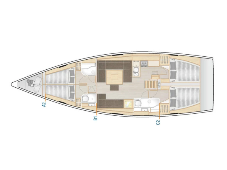 Alquiler de Hanse Hanse 458 en Biograd na Moru