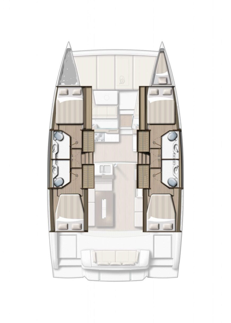 Alquiler Catamarán en Trogir - Bali Bali 4.2