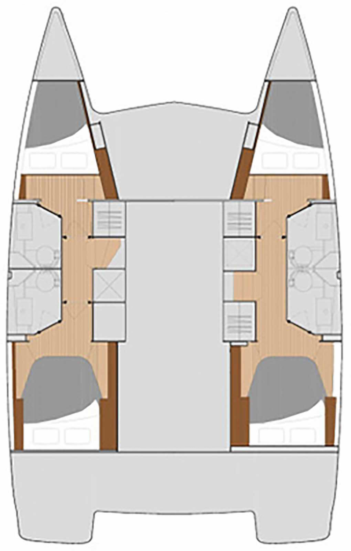 Alquiler de Catamarán, con o sin patrón Fountaine Pajot Lefkáda