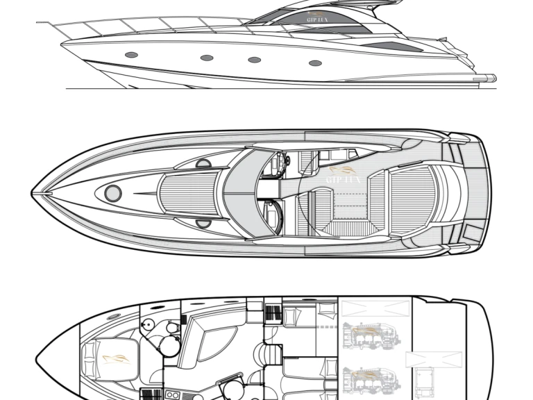 Alquiler Yate de lujo Sunseeker con o sin  título de navegación