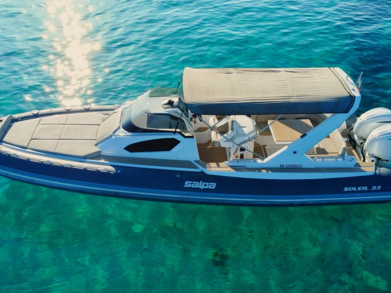 Alquiler Neumática Salpa con o sin  título de navegación